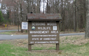 Sessions Woods Sign